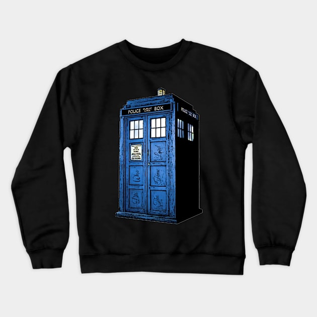 TIme lord Crewneck Sweatshirt by Well well well